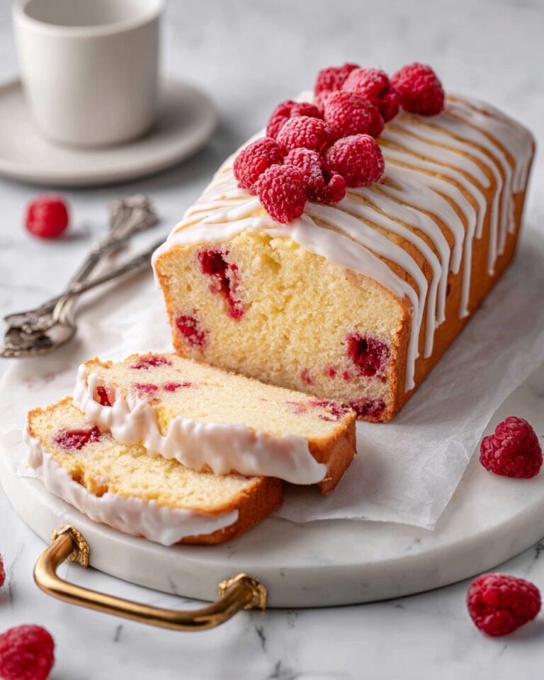 Raspberry Lemon Drizzle Cake Recipe