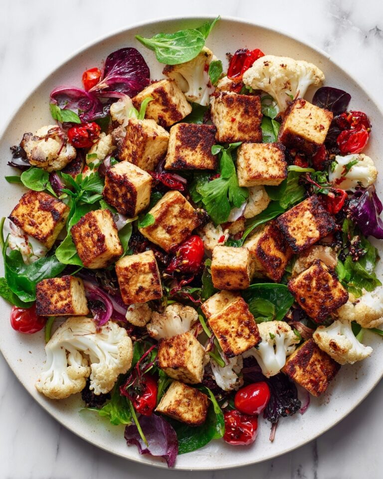 Harissa Tofu Salad Recipe