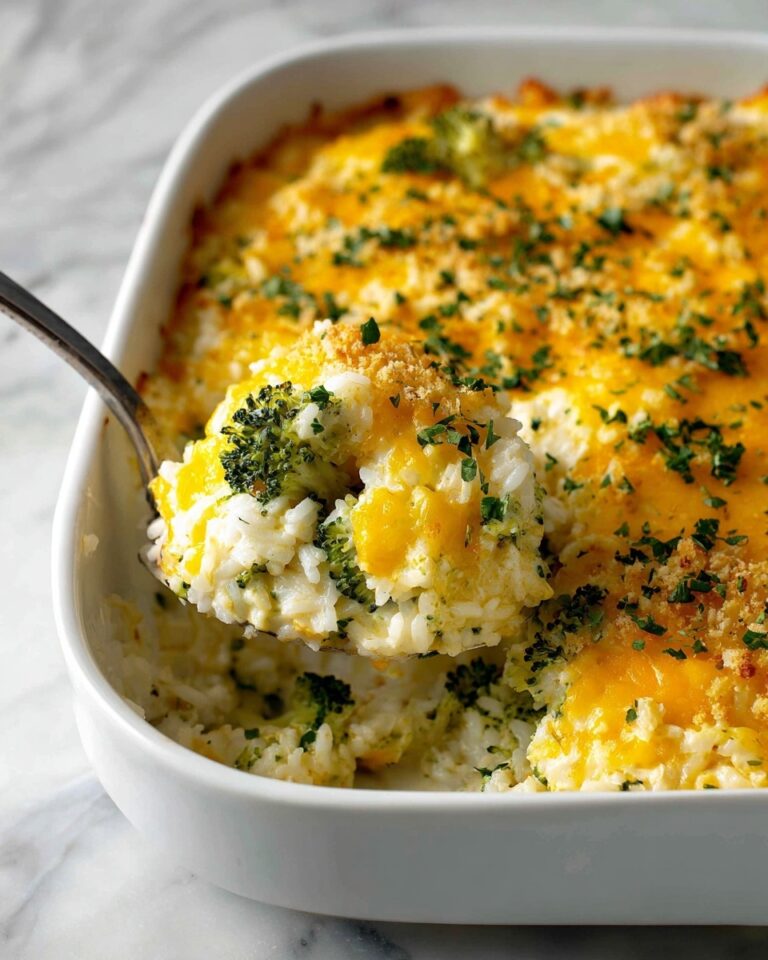 Cheesy Broccoli Rice Casserole Recipe