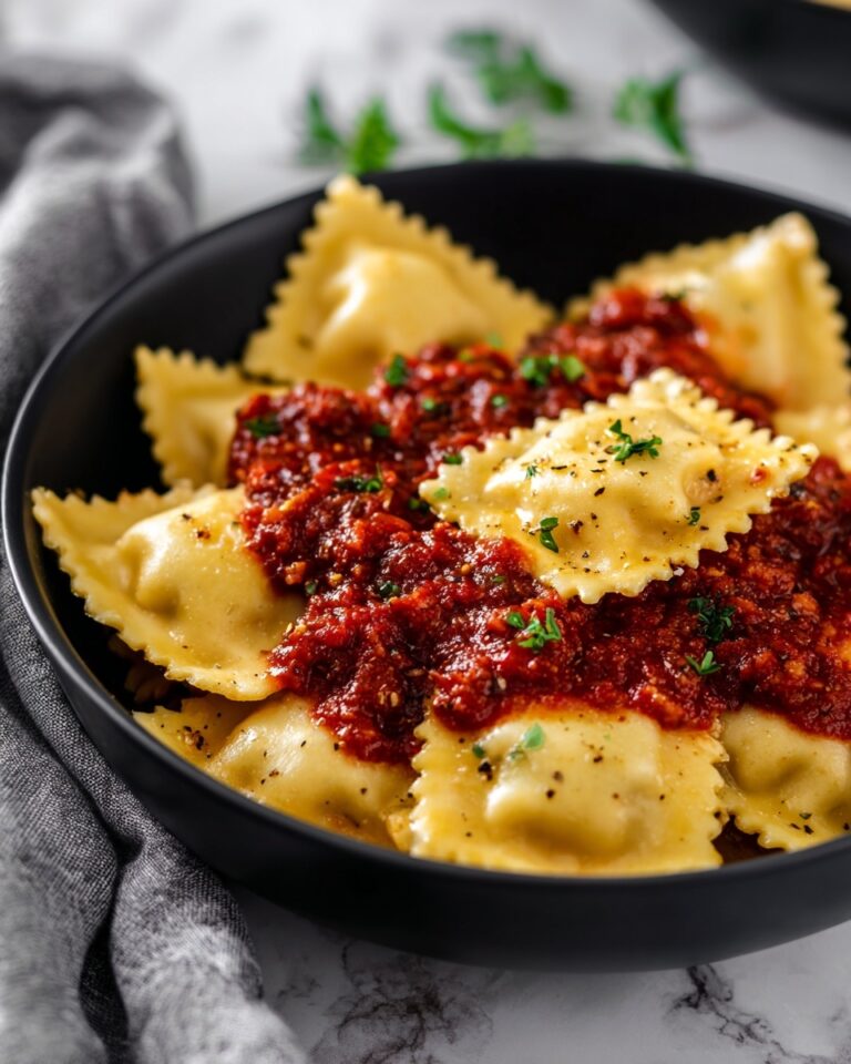 Easy Crockpot Ravioli Lasagna Recipe