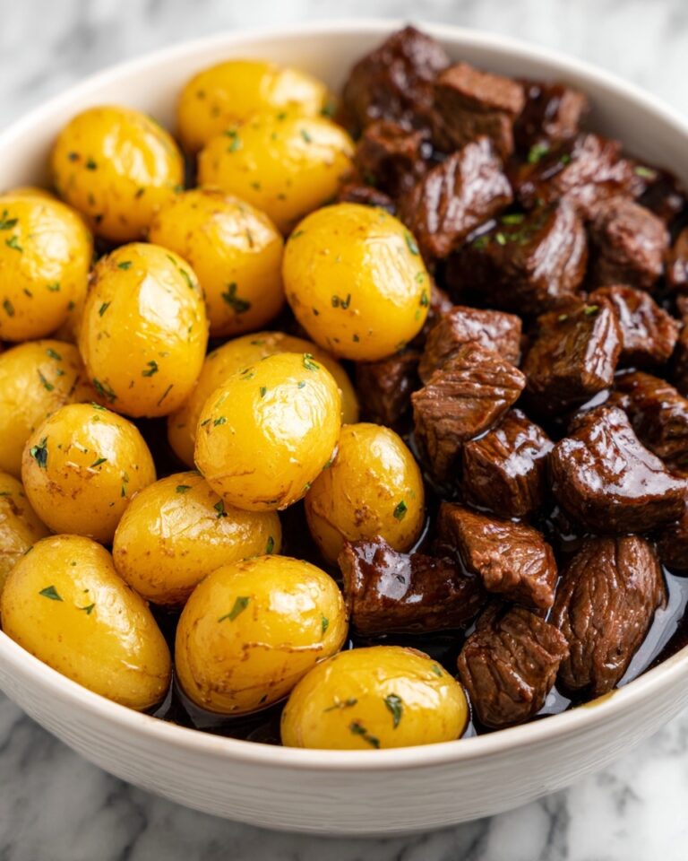 Garlic Butter Beef Bites in the Slow Cooker Recipe