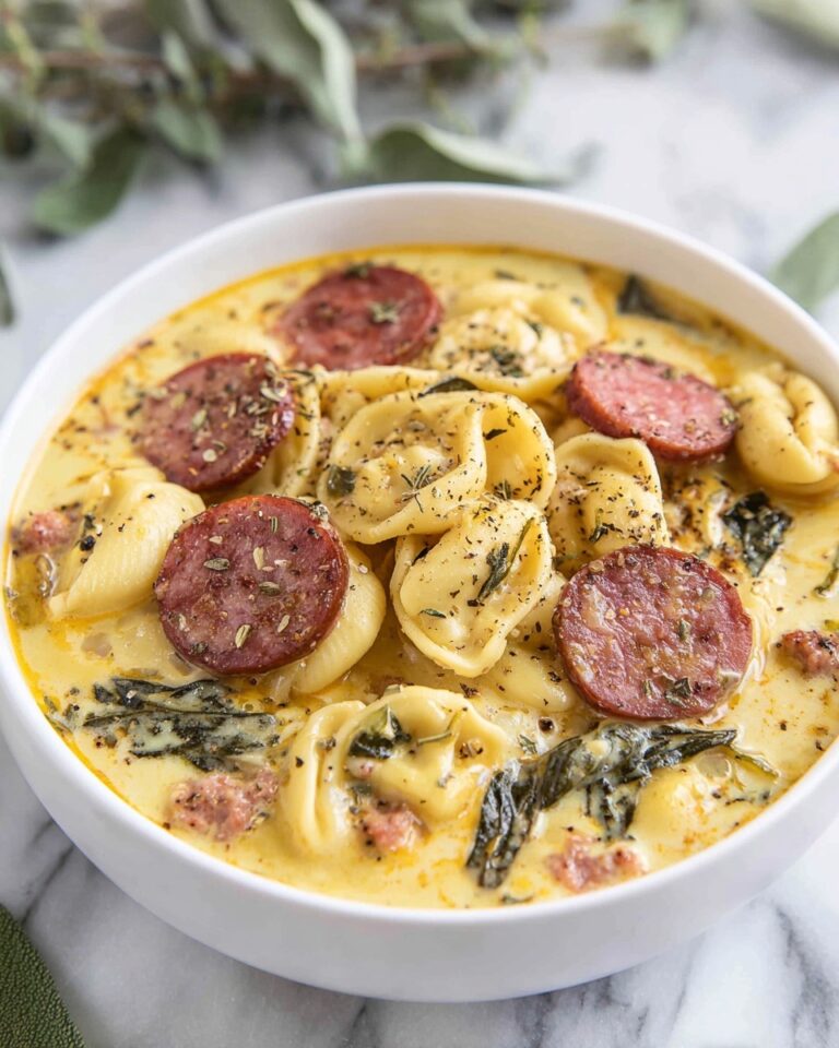 Cozy Ditalini Soup with Creamy Parmesan and Italian Sausage Recipe