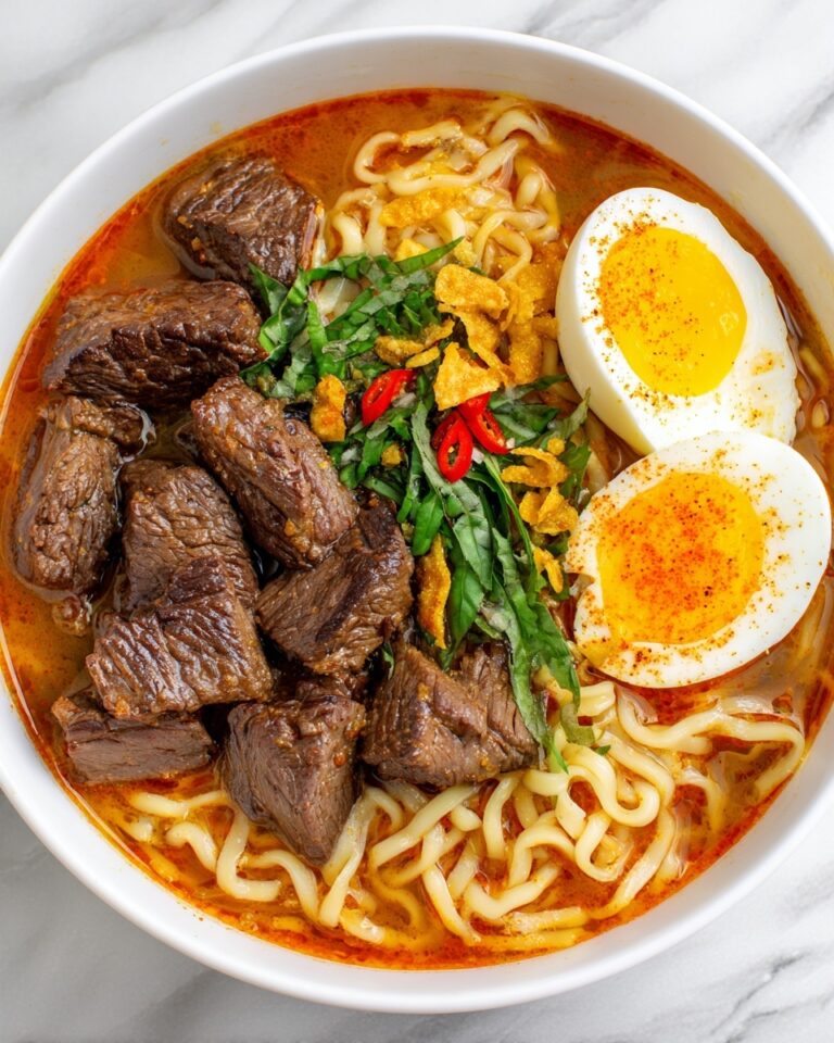 Tomato Egg and Beef Noodle Soup Recipe