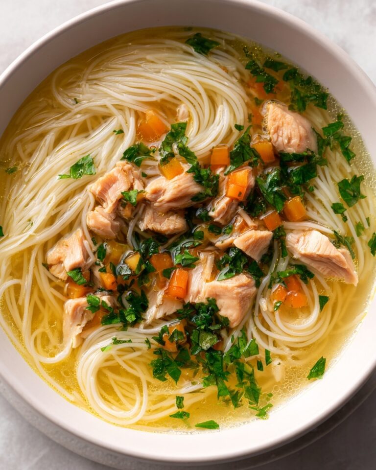 Easy Chicken Vermicelli Soup Recipe