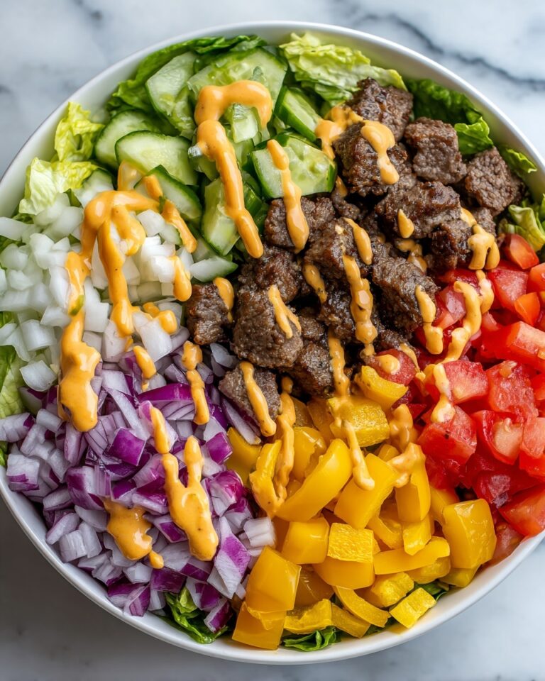 Keto Big Mac Salad Recipe