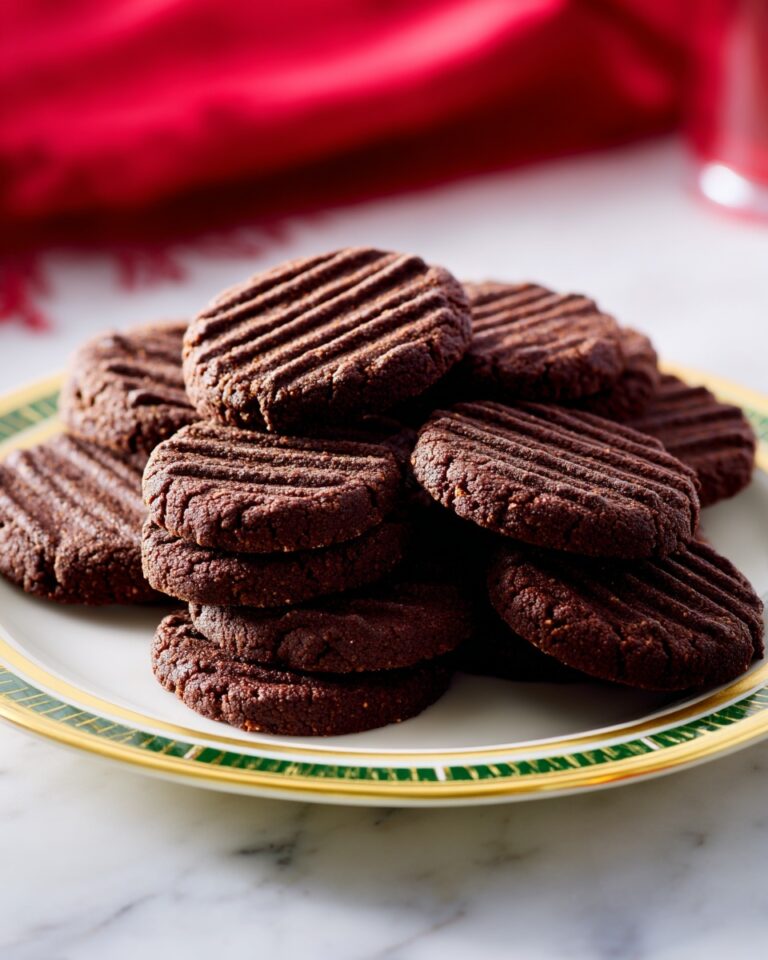 Gluten-Free Chocolate Shortbread Cookies Recipe