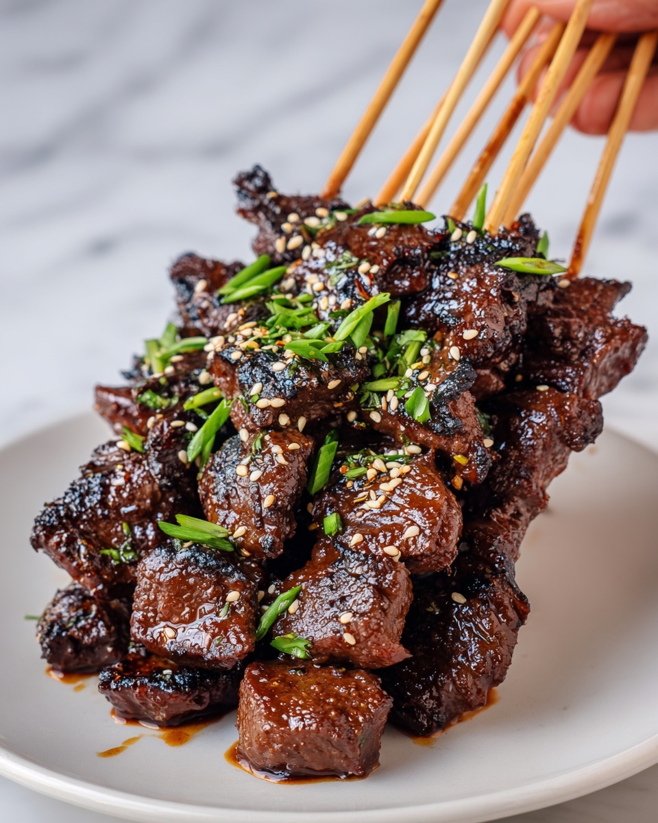 Honey Garlic Asian Chicken Kabobs Recipe - Recipe Image