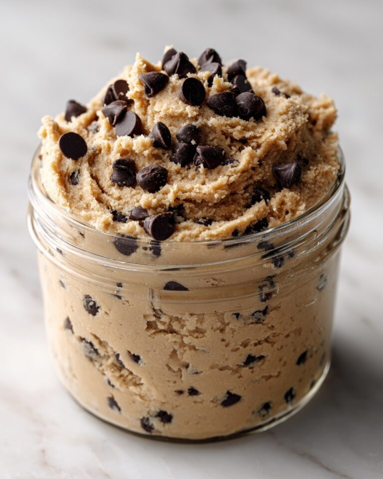 Protein-Packed Chickpea Cookie Dough with Chocolate Chips Recipe