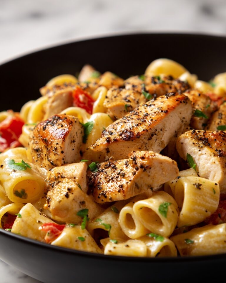 Honey Pepper Chicken Panini Pasta Recipe