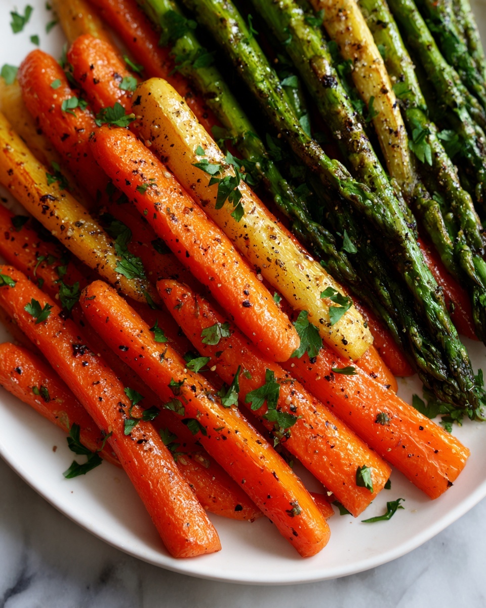 Roasted Asparagus & Carrots Recipe - Recipe Image