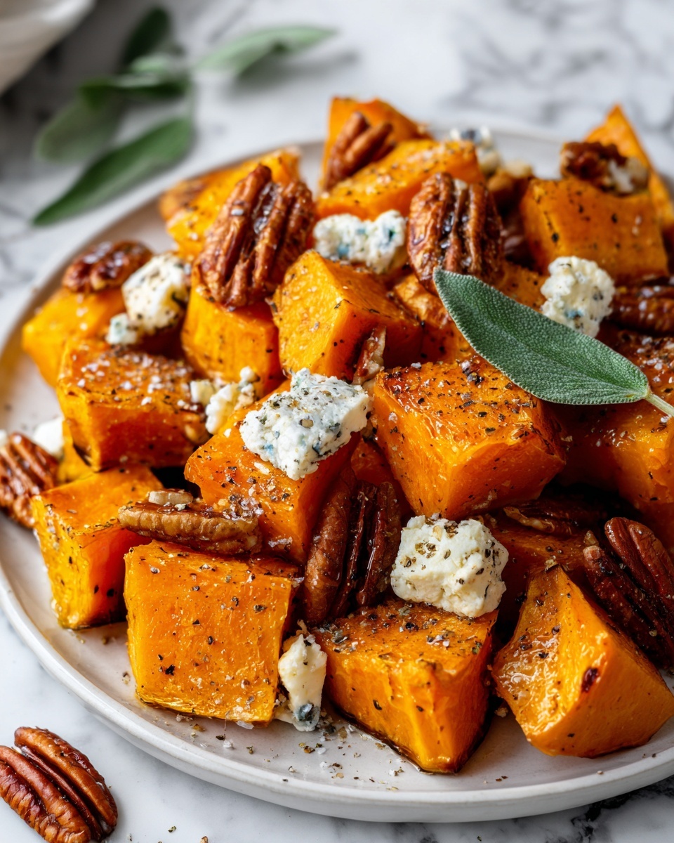 Maple Walnut Goat Cheese Roasted Sweet Potatoes Recipe - Recipe Image