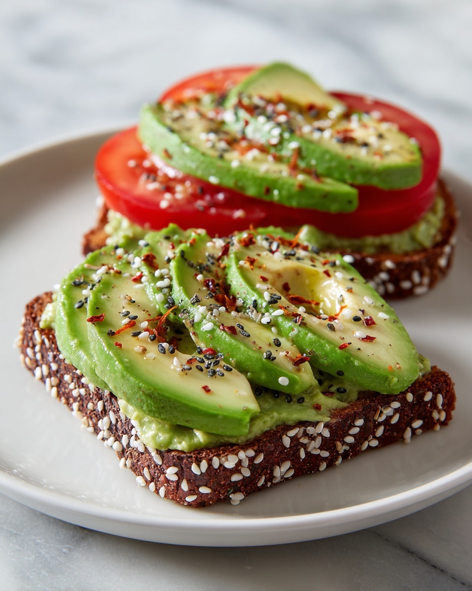Creamy Avocado Toast with Optional Toppings Recipe - Recipe Image