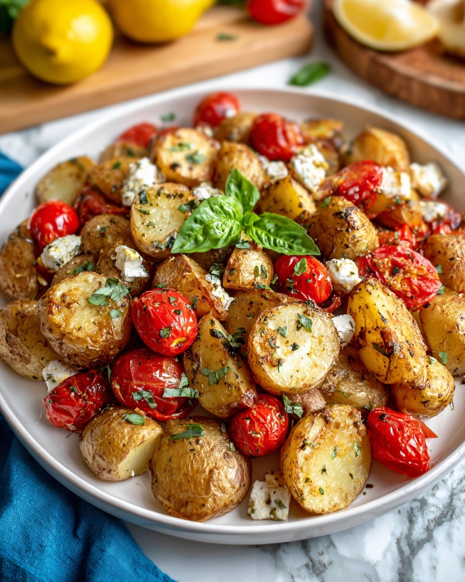 Baked Feta Potatoes: The Ultimate Guide to Crispy, Cheesy Perfection Recipe - Recipe Image