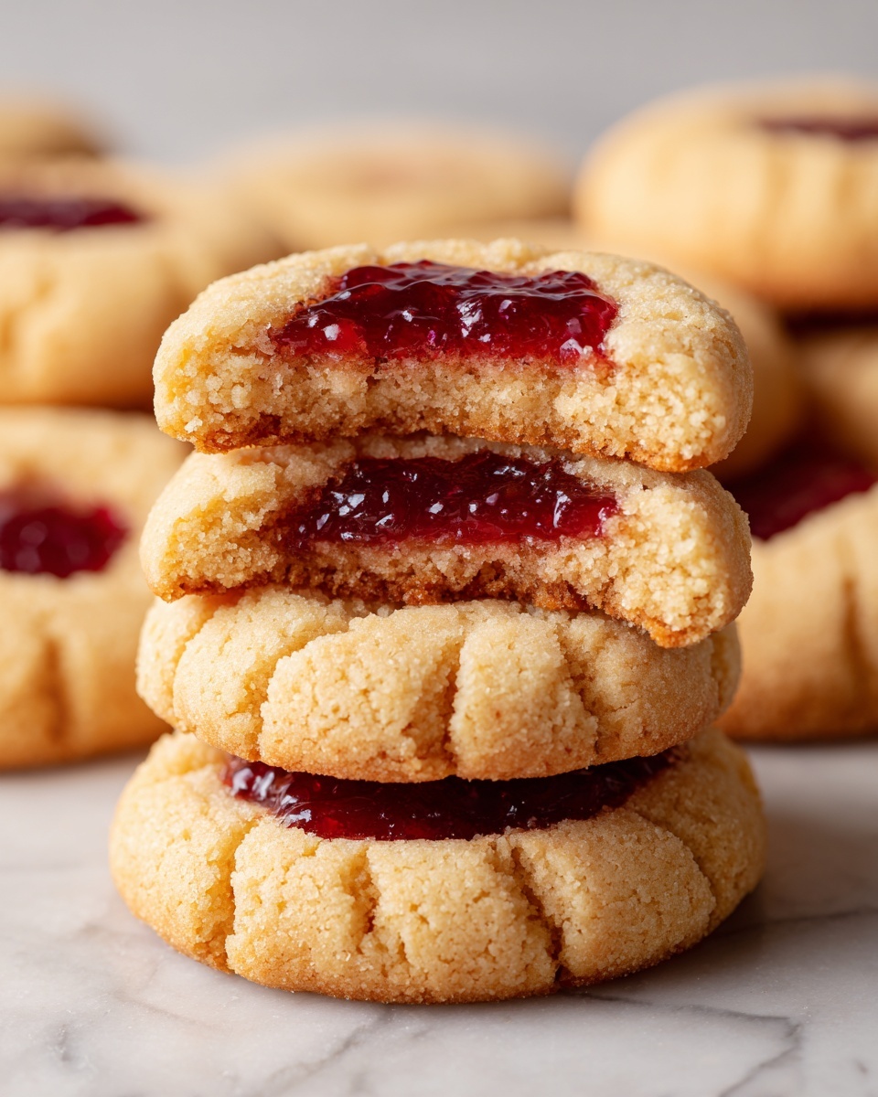 Peanut Butter and Jelly Cookies Recipe - Recipe Image