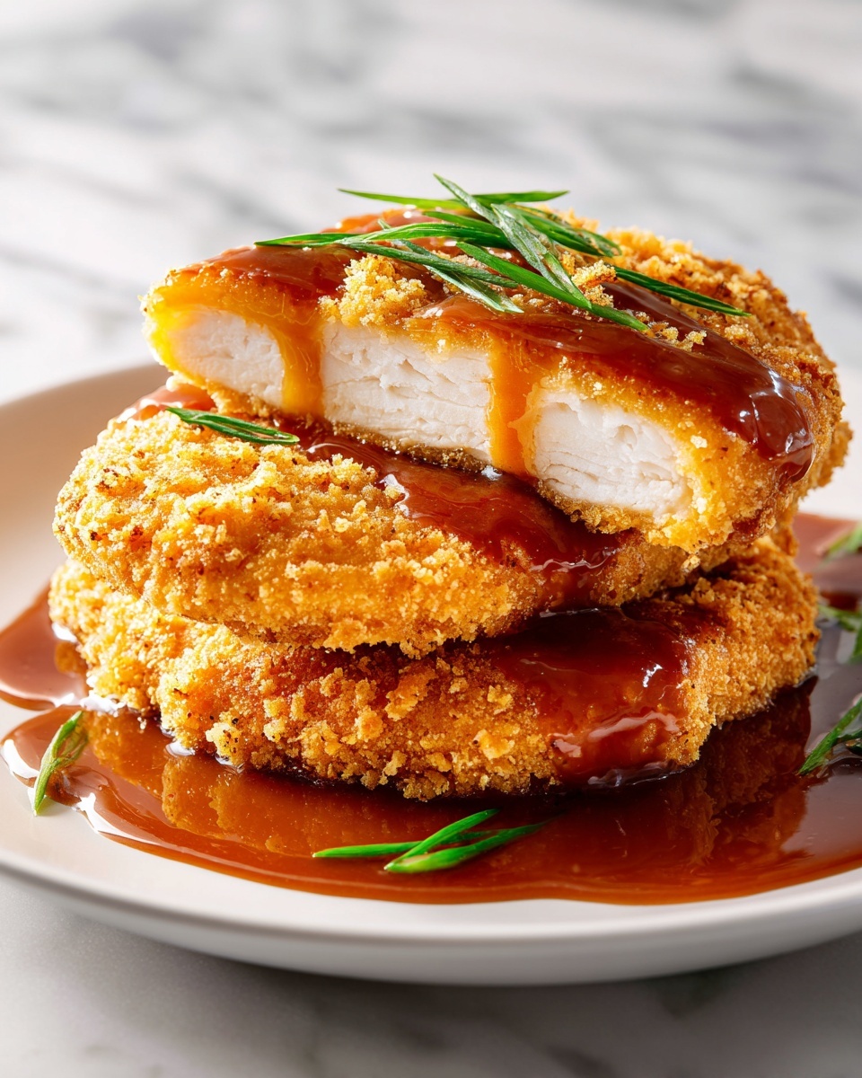 Double Crunch Honey Garlic Chicken Recipe - Recipe Image