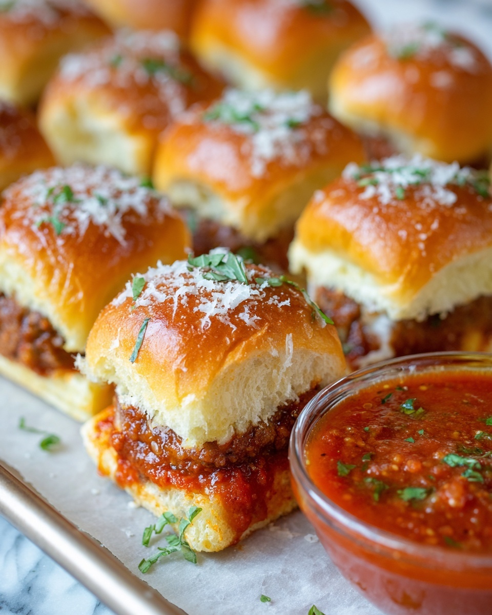 Chicken Parmesan Sliders Recipe - Recipe Image
