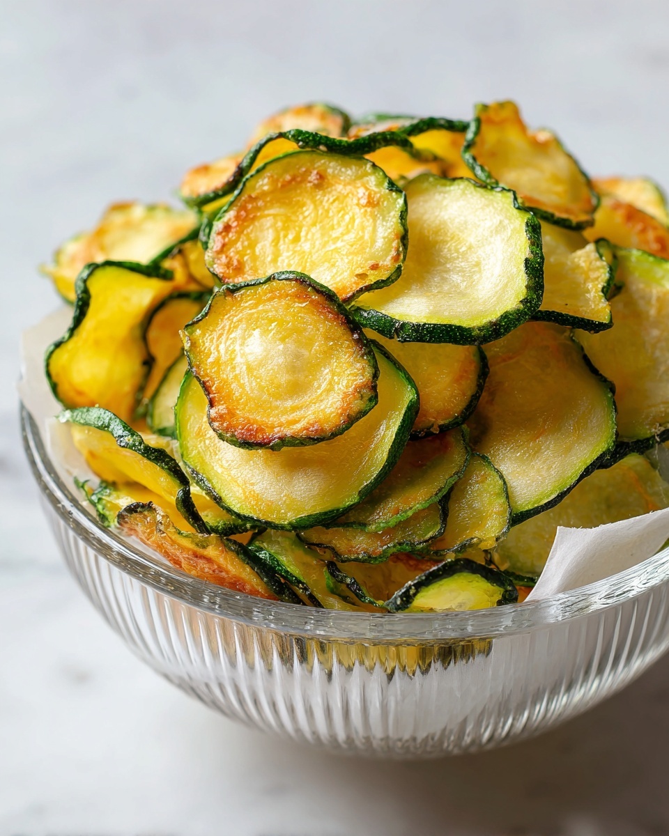 Salt and Vinegar Zucchini Chips Recipe - Recipe Image