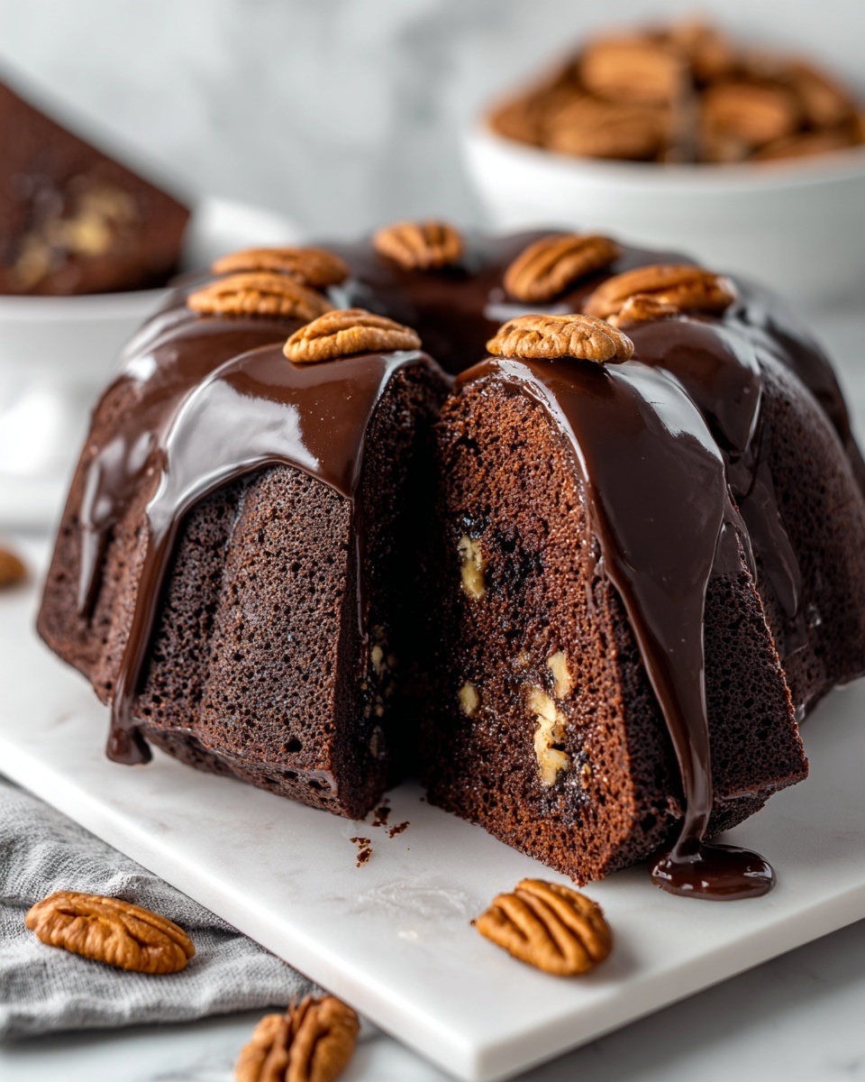 Chocolate Pecan Dream Cake Recipe - Recipe Image