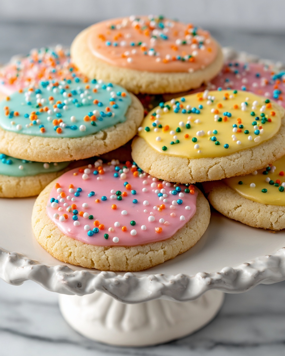 Easter Egg Sugar Cookies Recipe - Recipe Image