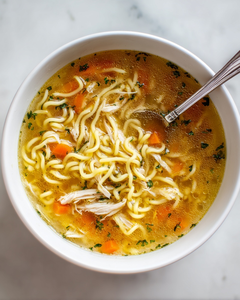 Classic Chicken Noodle Soup Recipe - Recipe Image