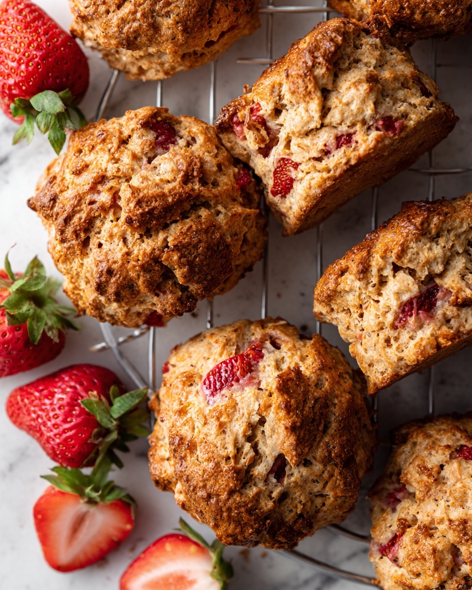 Strawberry Buttermilk Scones Recipe - Recipe Image
