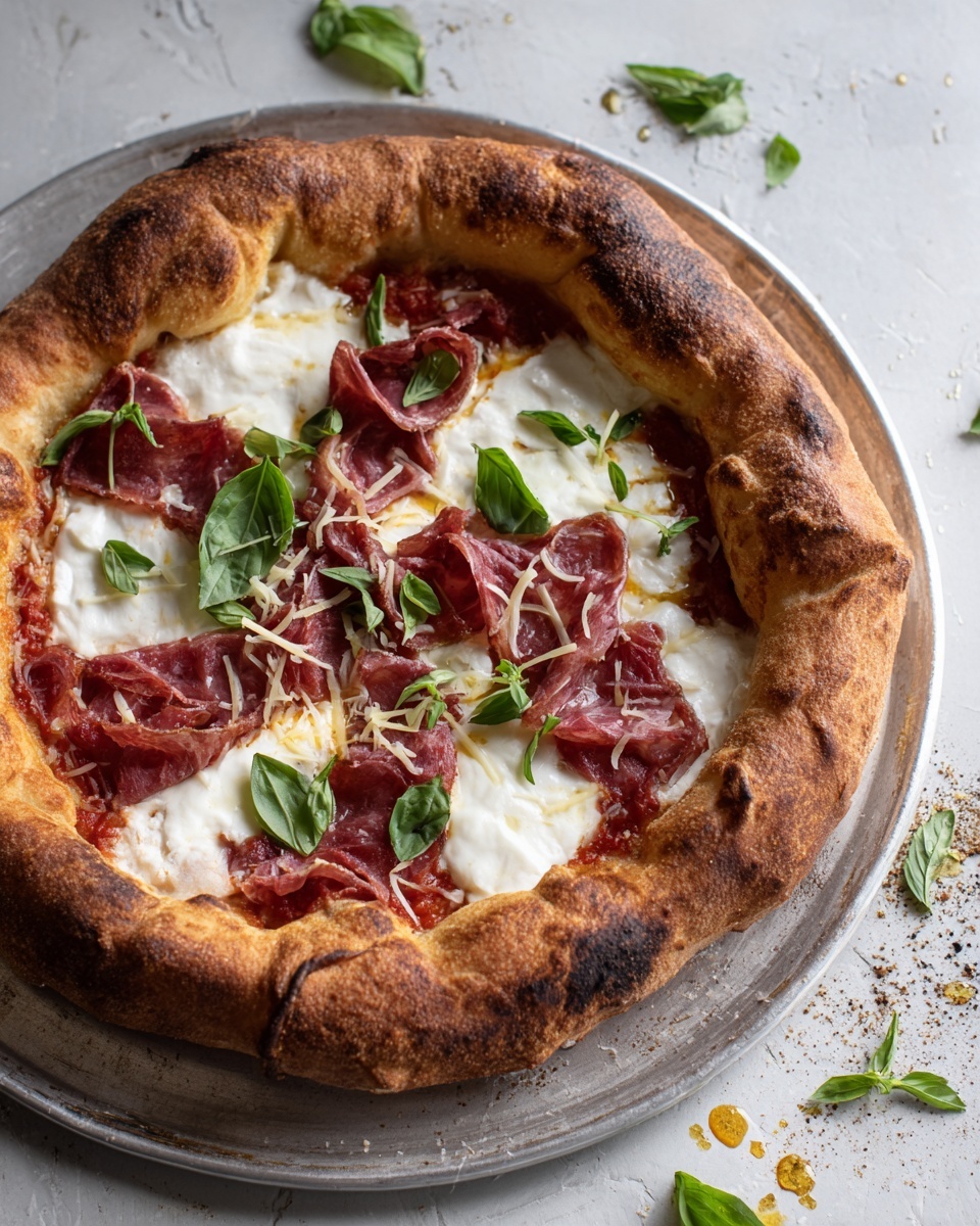 Goat Cheese and Soppressata Pizza Recipe - Recipe Image
