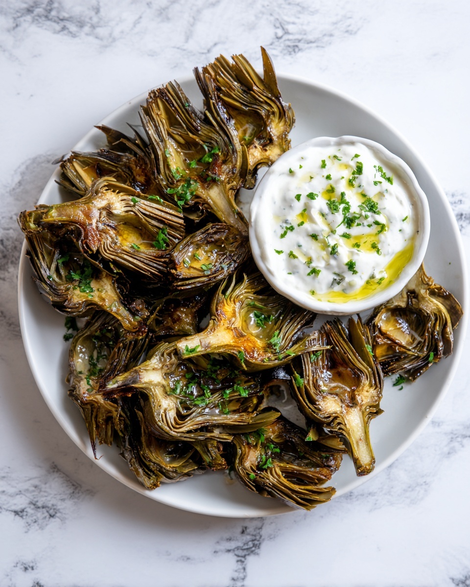 Grilled Artichokes with Garlic Aioli Recipe - Recipe Image