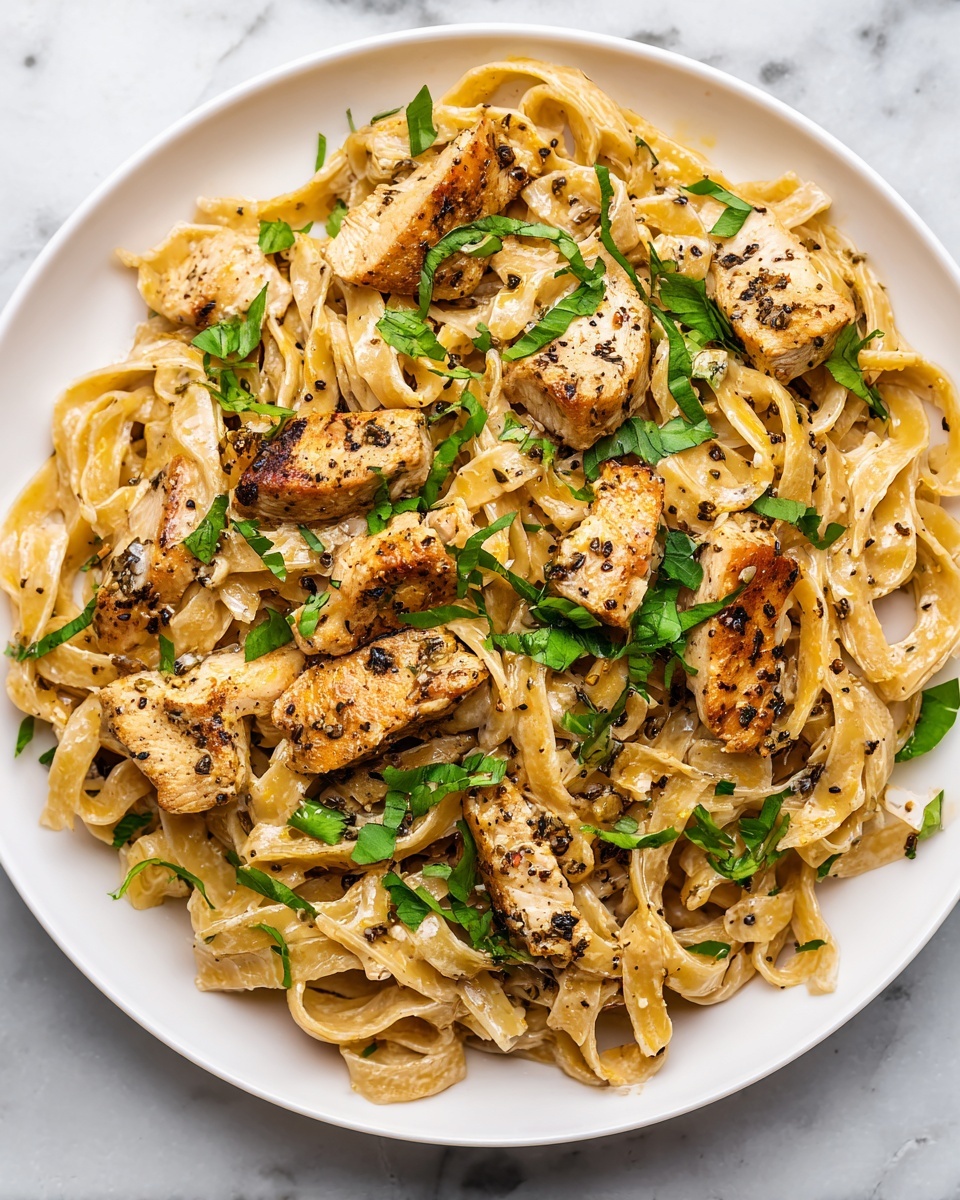 Cowboy Butter Chicken Linguine Recipe - Recipe Image