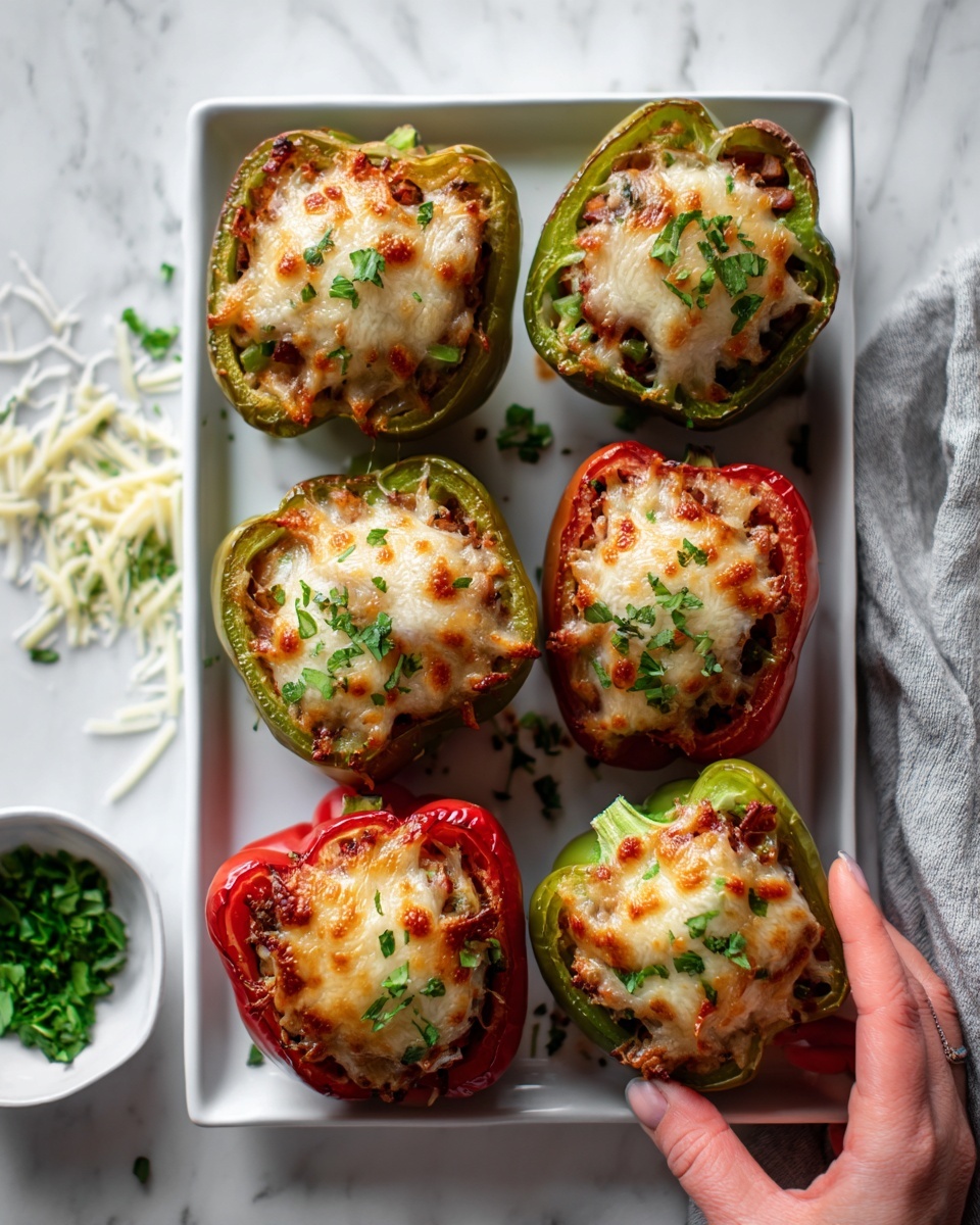 Taco Stuffed Bell Peppers Recipe - Recipe Image