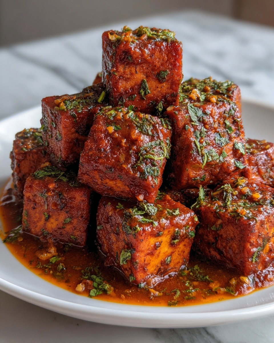Spicy Tofu with Creamy Coconut Sauce Recipe - Recipe Image