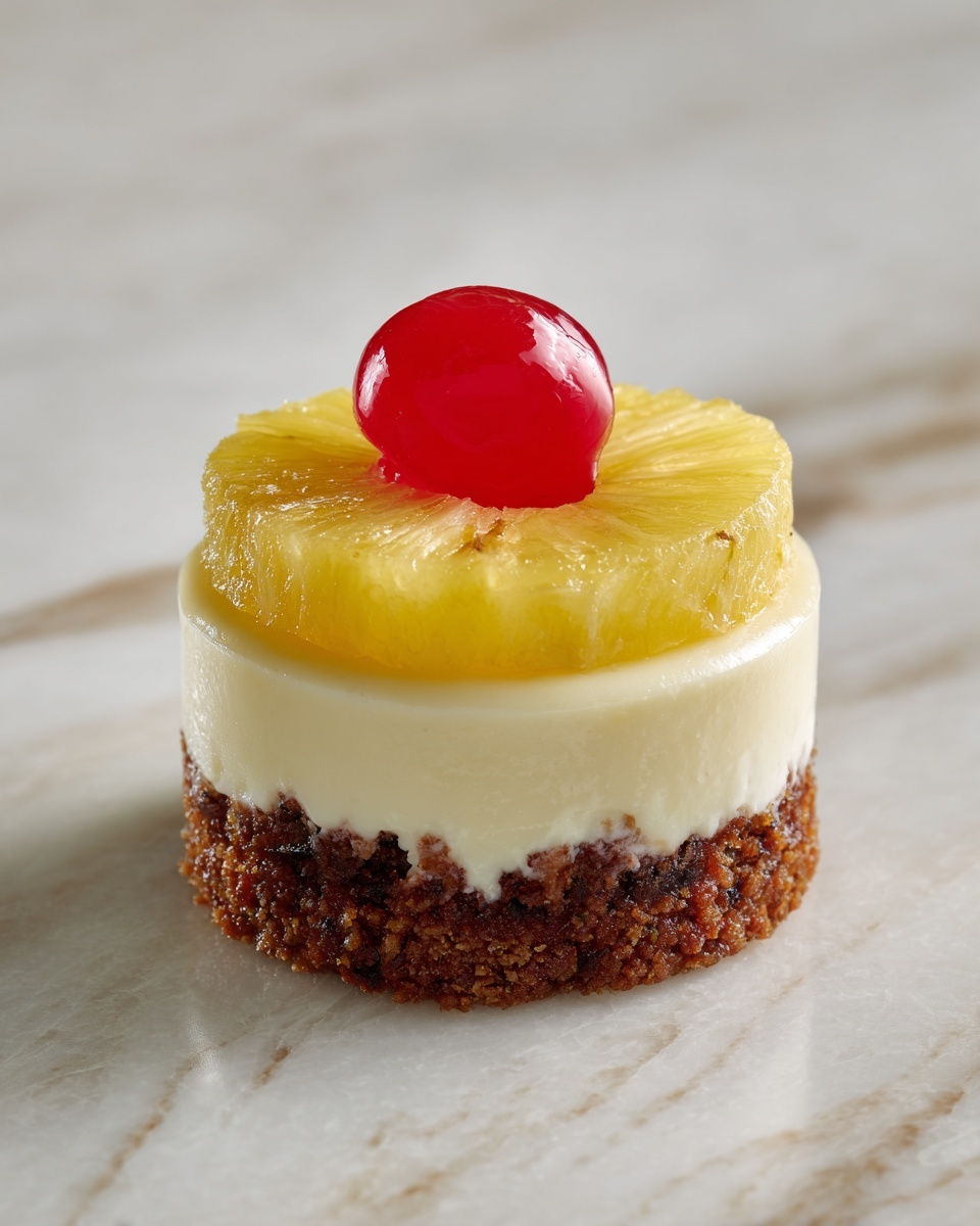 Mini Pineapple Upside Down Cheesecakes Recipe - Recipe Image