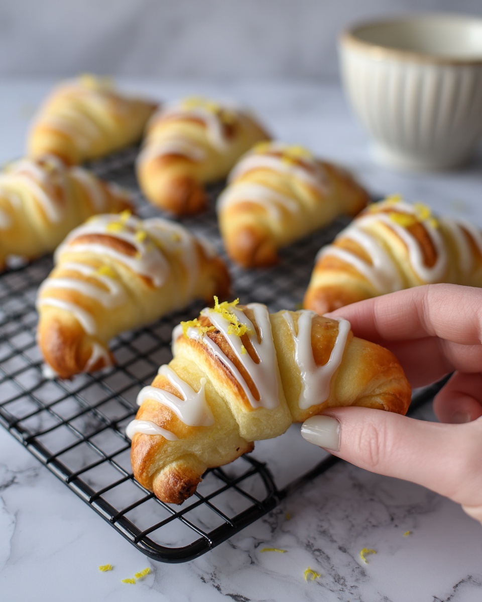 Lemon Cream Cheese Crescent Rolls Recipe - Recipe Image