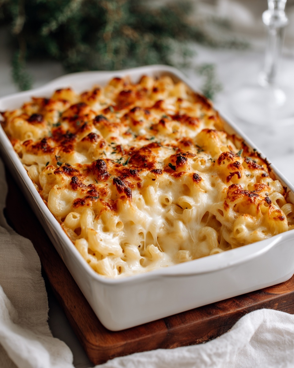 Southern Baked Macaroni and Cheese Soul Food Style Recipe - Recipe Image