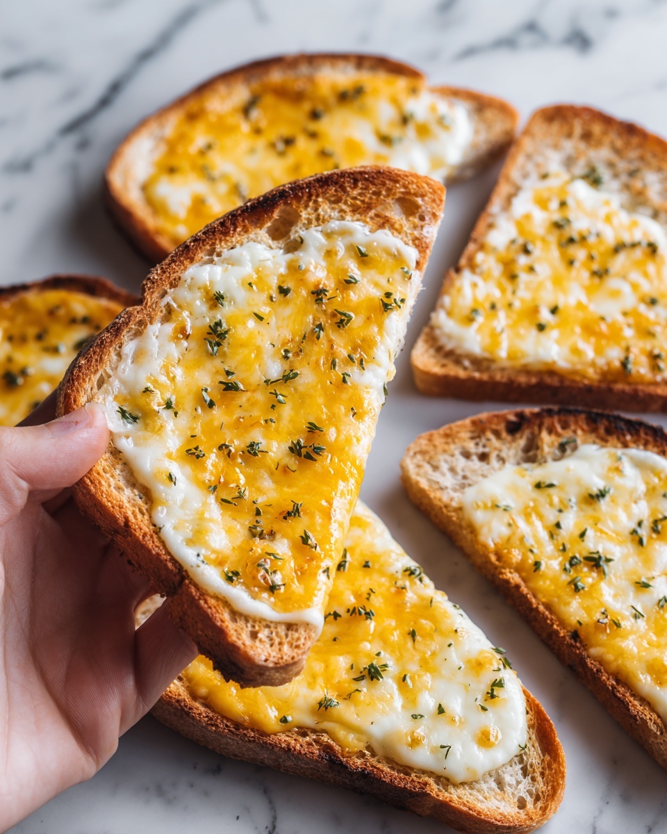Cheesy Garlic Bread Recipe - Recipe Image