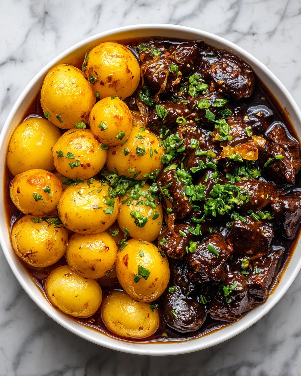 Garlic Butter Beef Bites in the Slow Cooker Recipe - Recipe Image