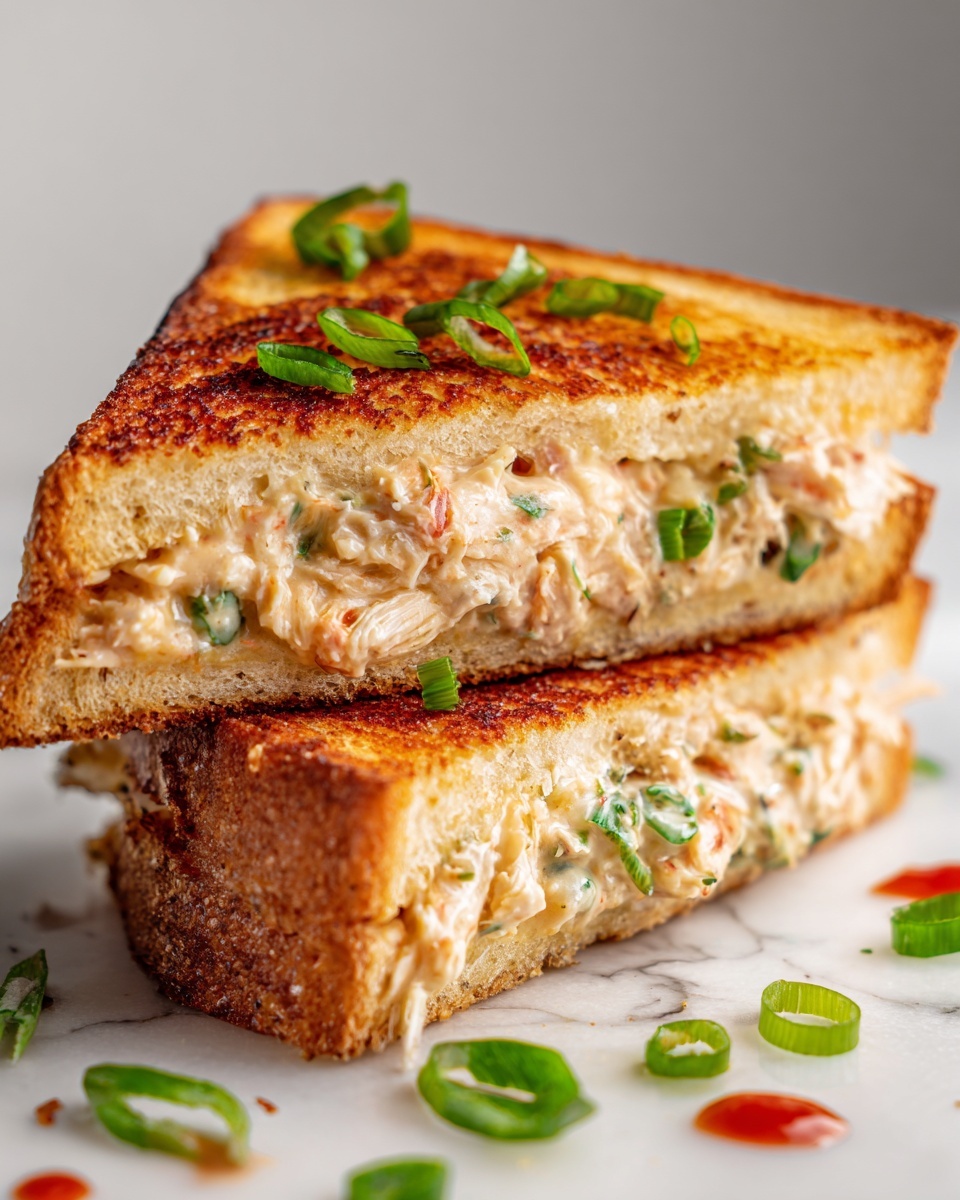 Spicy Crab Rangoon Melt Recipe - Recipe Image