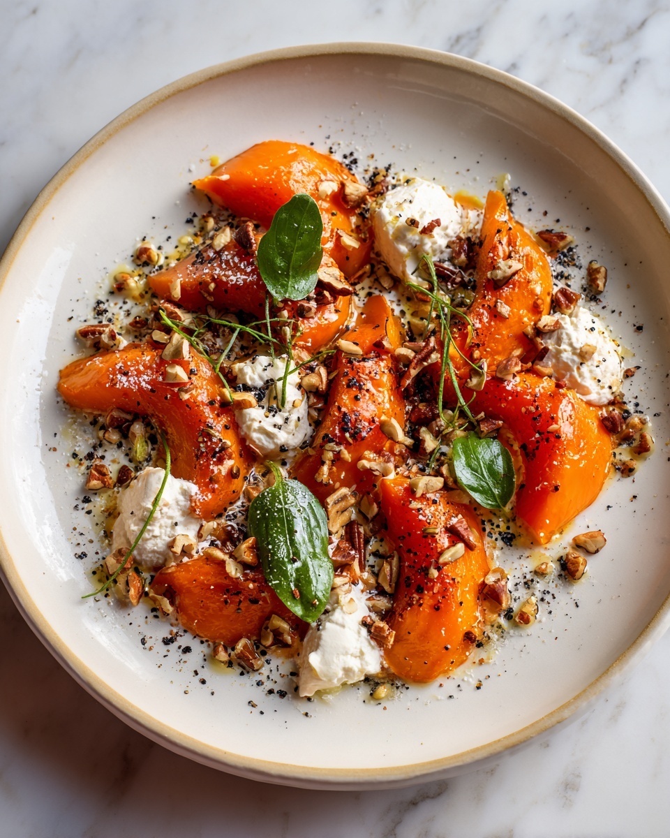 Maple Walnut Goat Cheese Roasted Sweet Potatoes Recipe - Recipe Image