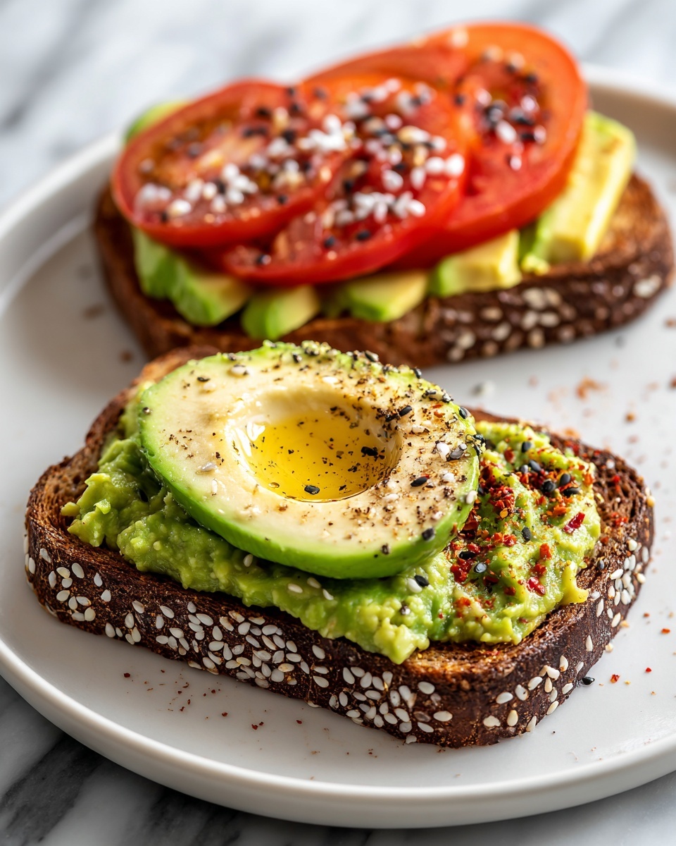 Creamy Avocado Toast with Optional Toppings Recipe - Recipe Image