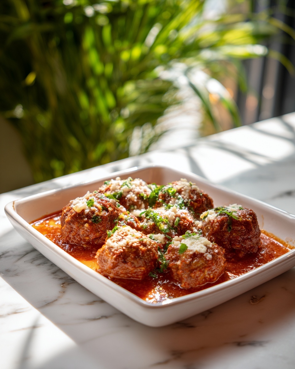 Baked Chicken Ricotta Meatballs with Spinach Recipe - Recipe Image