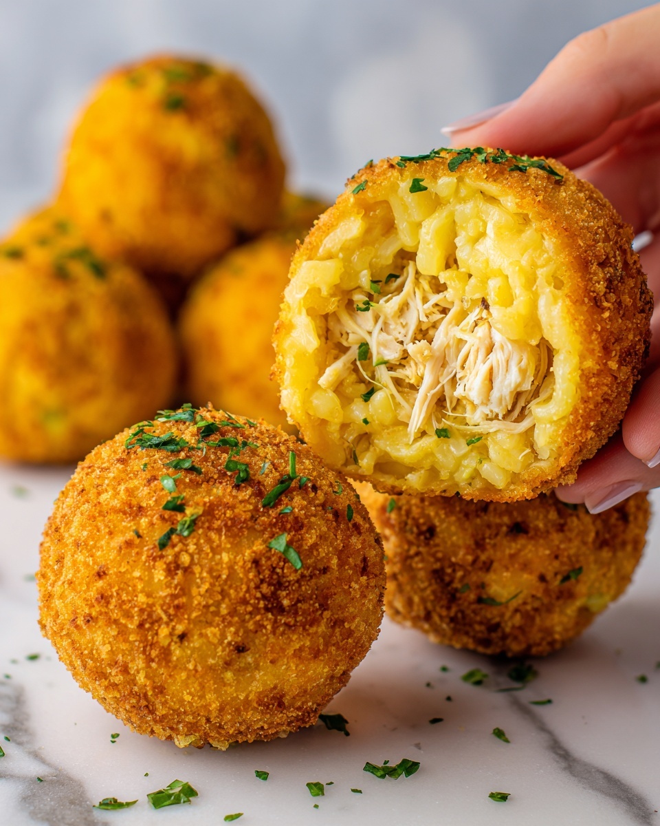 Crispy Potato Croquettes with Creamy Chicken Filling Recipe - Recipe Image