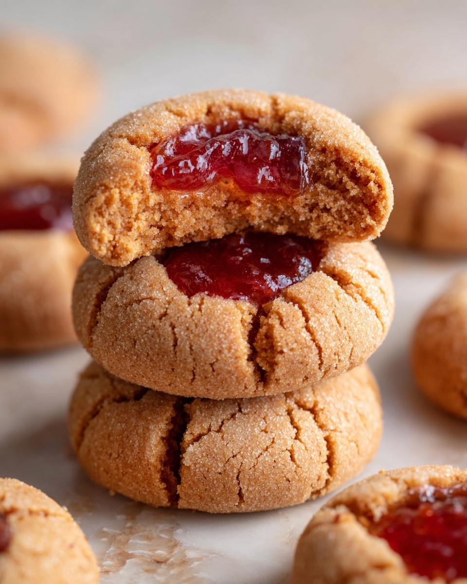 Peanut Butter and Jelly Cookies Recipe - Recipe Image