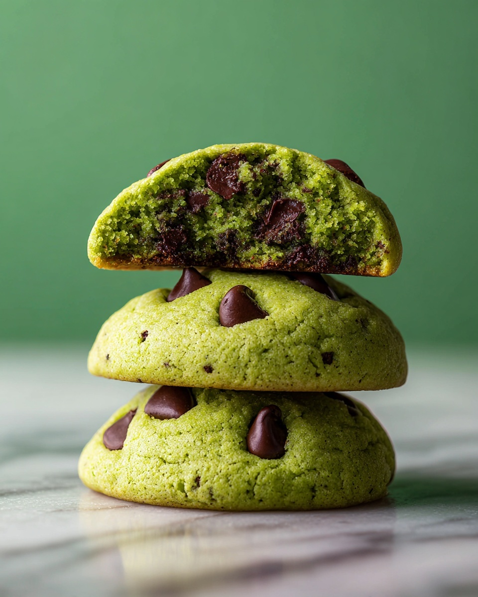 Mint Chocolate Chip Cookies Recipe - Recipe Image