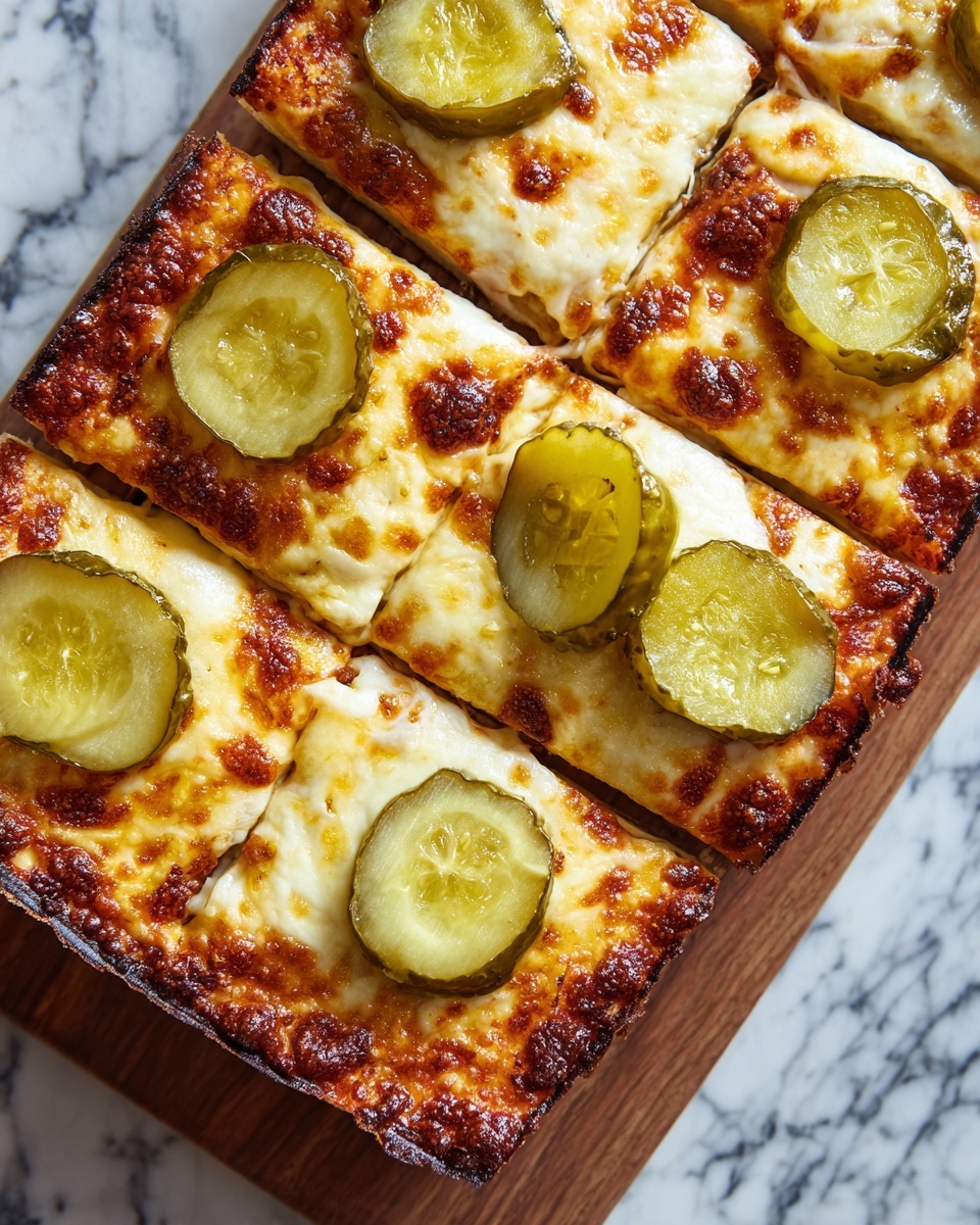 Cheesy Pickle Bread Recipe - Recipe Image