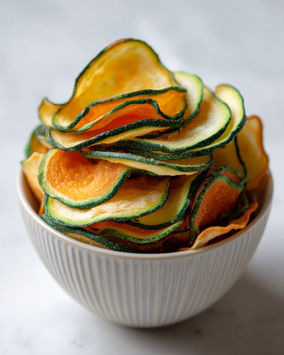 Salt and Vinegar Zucchini Chips Recipe - Recipe Image
