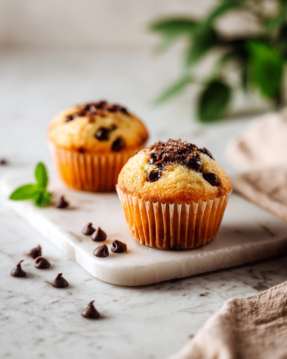 Vegan Chocolate Chip Muffins Recipe - Recipe Image