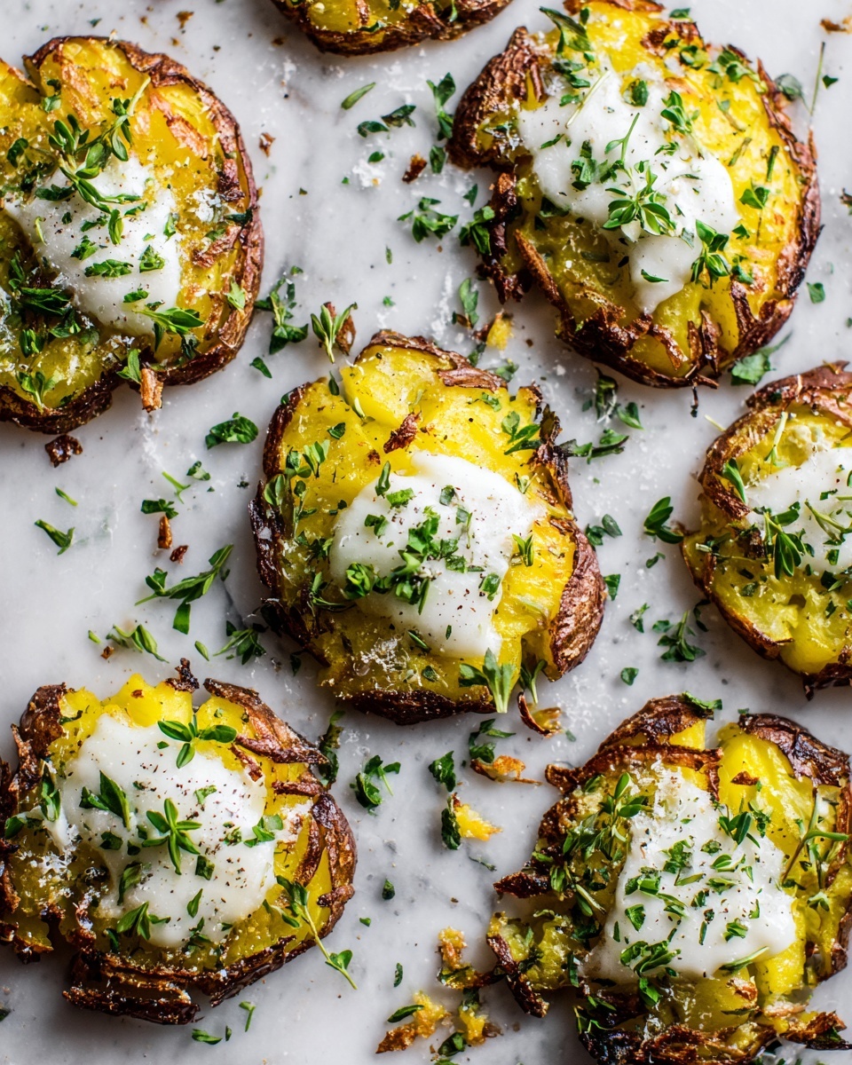 Crispy Air-Fryer Smashed Potatoes Recipe - Recipe Image