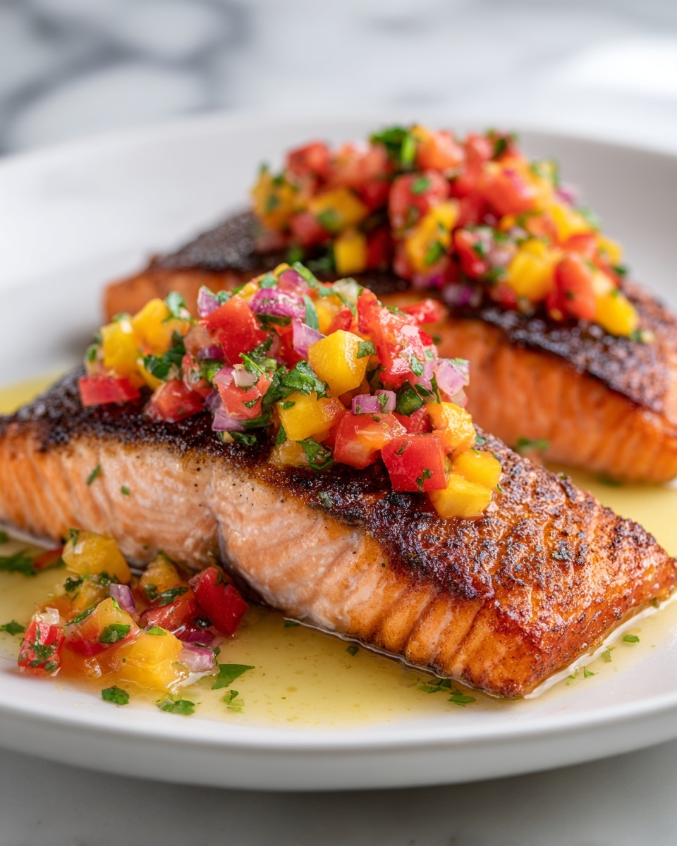 Marry Me Salmon with Sun-Dried Tomatoes and Creamy Parmesan Sauce Recipe - Recipe Image