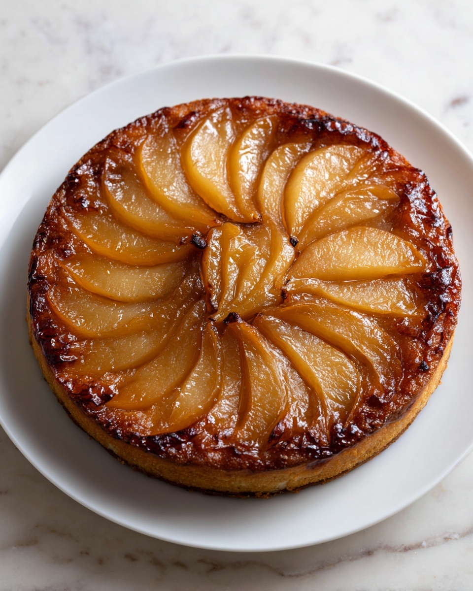 Brown Butter Apple Upside-Down Cake Recipe - Recipe Image