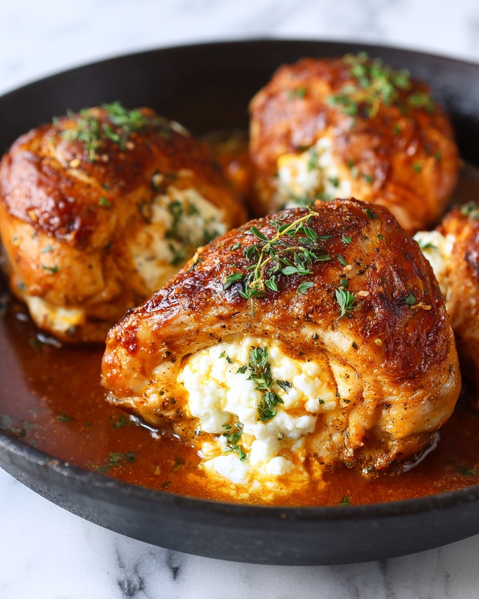 Maple Mustard Glazed Chicken Breast Stuffed with Brie & Apple Recipe - Recipe Image