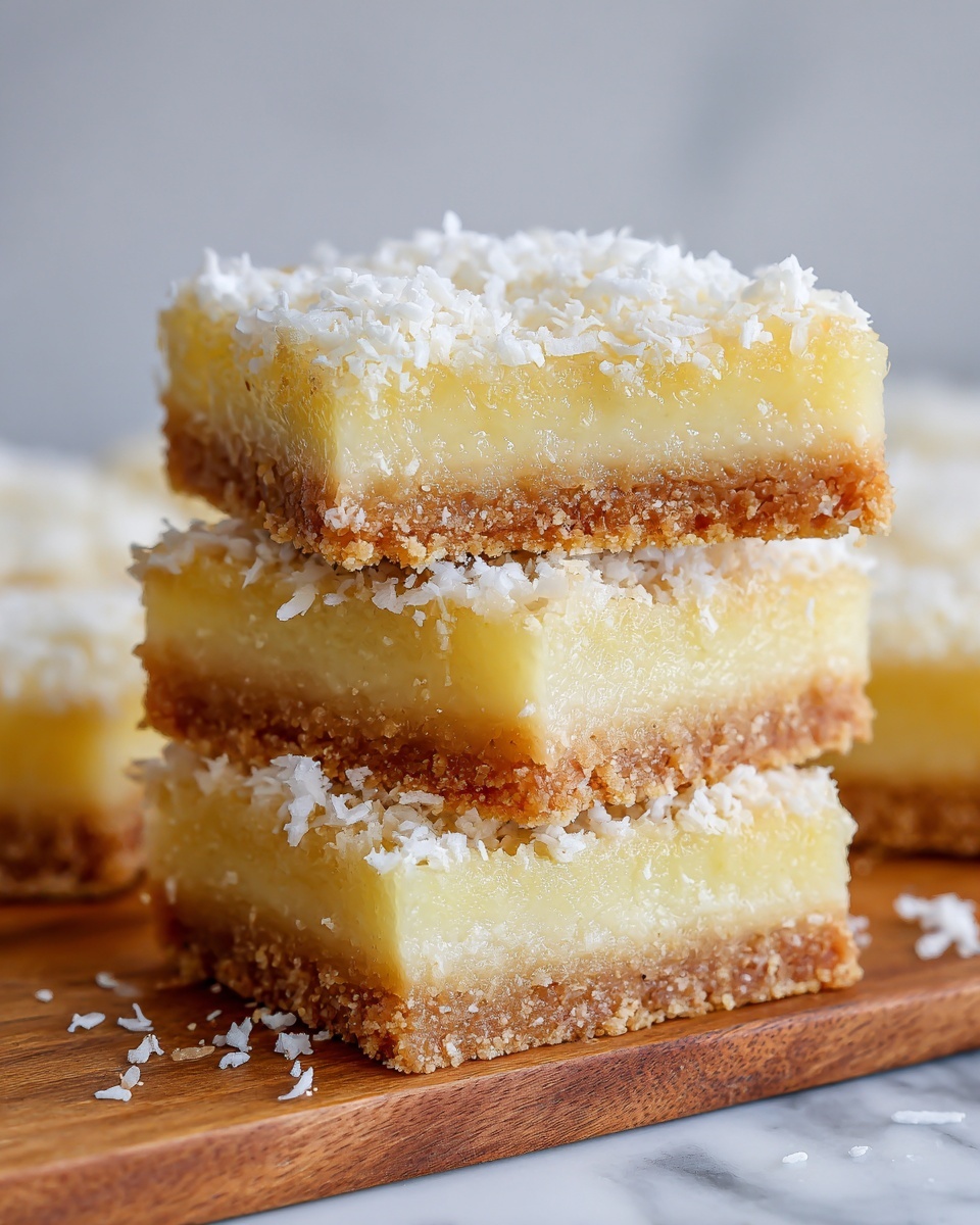 Buttery Coconut Bars That Melt in Your Mouth Recipe - Recipe Image